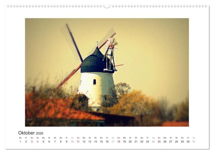 Produktbild: Sonneninsel Bornholm (hochwertiger Premium Wandkalender 2026 DIN A2 quer), Kunstdruck in Hochglanz