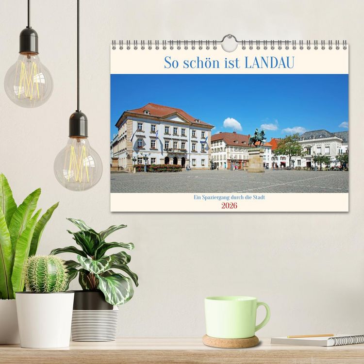 Produktbild: So sch&ouml;n ist Landau (Wandkalender 2026 DIN A4 quer), CALVENDO Monatskalender
