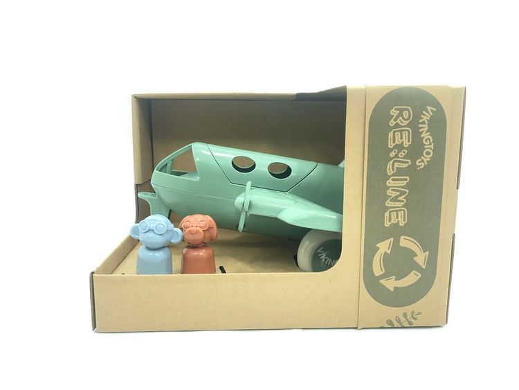 Produktbild: VIKINGTOYS - Jumbo-Flugzeug mit 2 Figuren