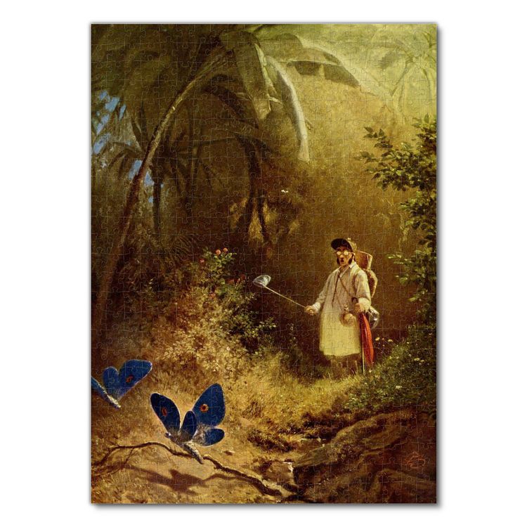 Produktbild: Lais Puzzle Carl Spitzweg - Der Schmetterlingsf&auml;nger 500 Teile