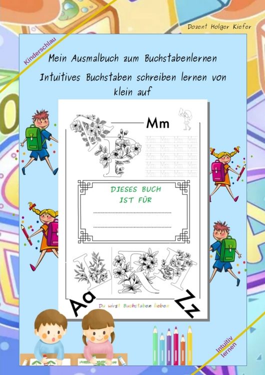 Produktbild: Mein Ausmalbuch zum Buchstabenlernen