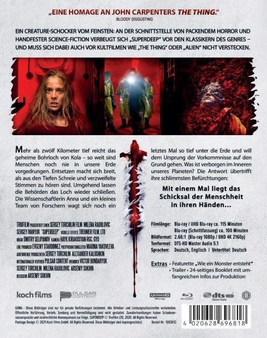 Produktbild: Superdeep - Mediabook (4K Ultra HD) (2 Blu-rays)