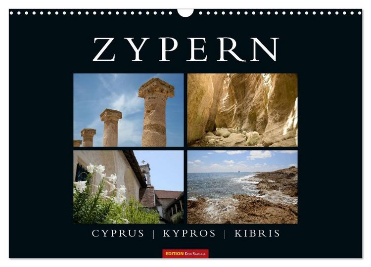 Produktbild: Zypern &ndash; Cyprus &ndash; Kypros (Wandkalender 2026 DIN A3 quer), CALVENDO Monatskalender