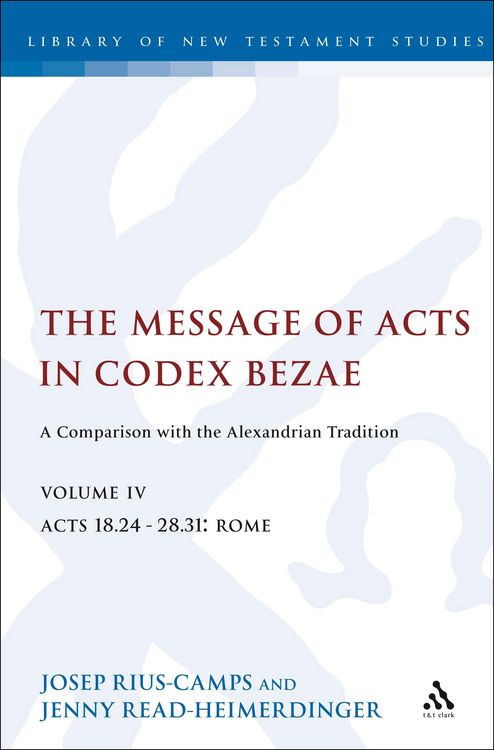 Produktbild: The Message of Acts in Codex Bezae, Volume IV