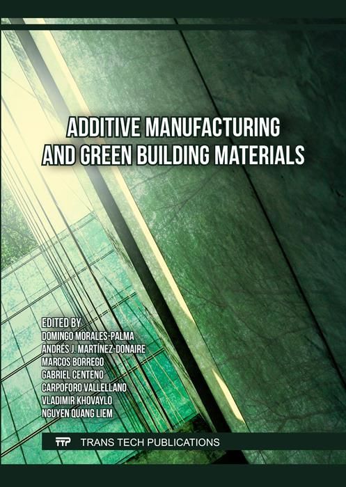 Produktbild: Additive Manufacturing and Green Building Materials