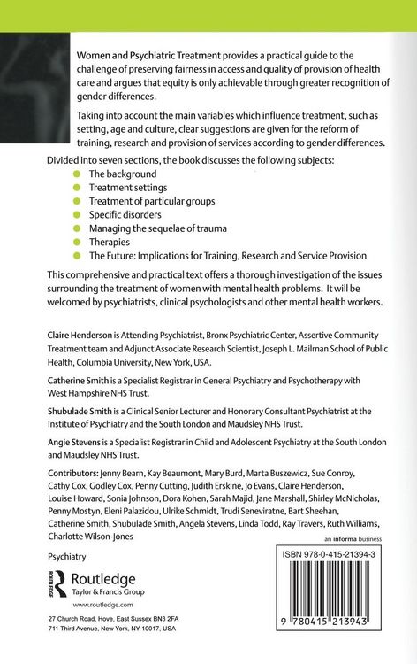 Produktbild: Women and Psychiatric Treatment