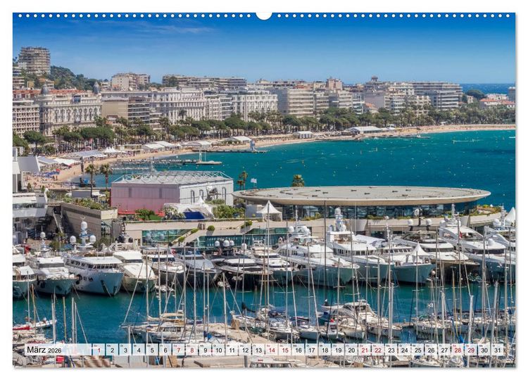 Produktbild: C&Ocirc;TE D&rsquo;AZUR Bezaubernde Orte (Wandkalender 2026 DIN A2 quer), CALVENDO Monatskalender