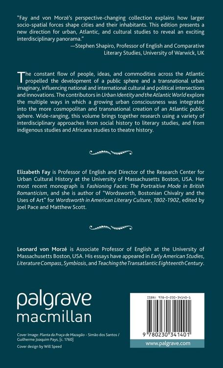 Produktbild: Urban Identity and the Atlantic World