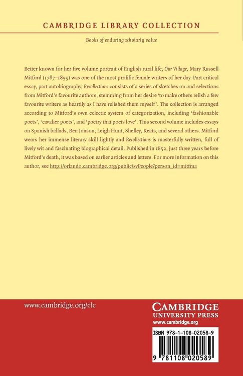 Produktbild: Recollections of a Literary Life