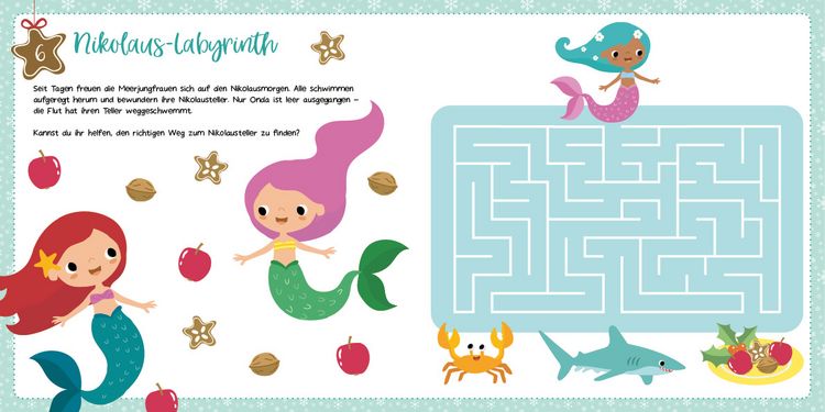 Produktbild: Mein Meerjungrauen-Adventskalender zum Mitmachen