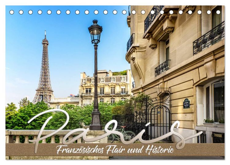 Produktbild: PARIS Franz&ouml;sisches Flair und Historie (Tischkalender 2026 DIN A5 quer), CALVENDO Monatskalender