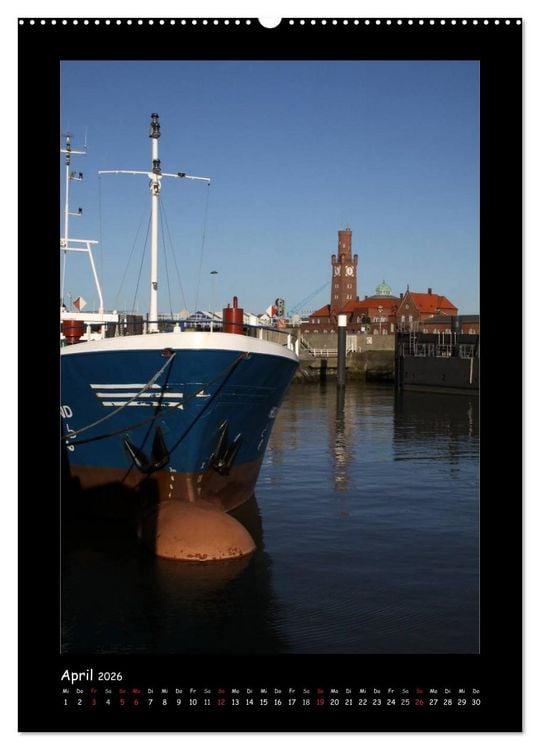 Produktbild: Cuxhaven (Wandkalender 2026 DIN A2 hoch), CALVENDO Monatskalender