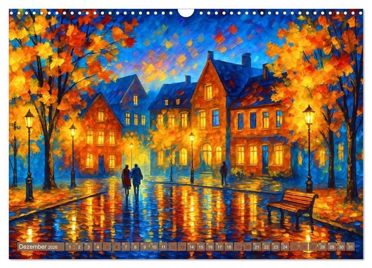 Produktbild: Spaziergang durch Farben und Licht (Wandkalender 2026 DIN A3 quer), CALVENDO Monatskalender