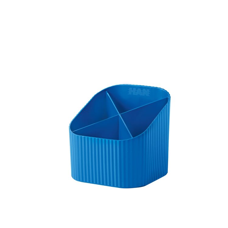Produktbild: HAN Stiftek&ouml;cher Re-X-LOOP 4 F&auml;cher blau