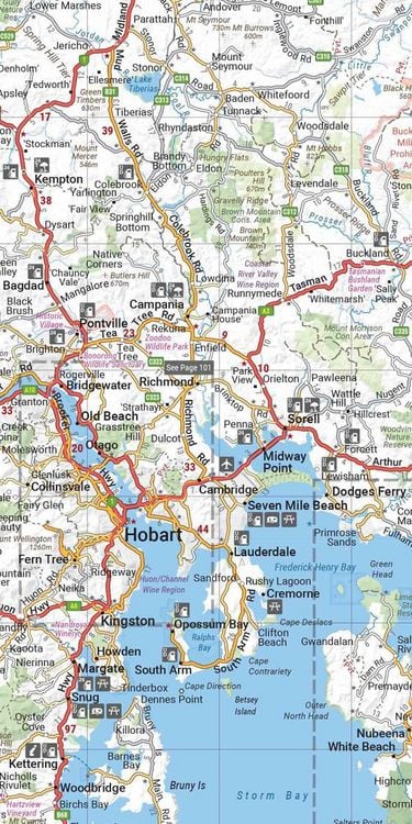 Produktbild: Hallwag Strassenatlas Australien