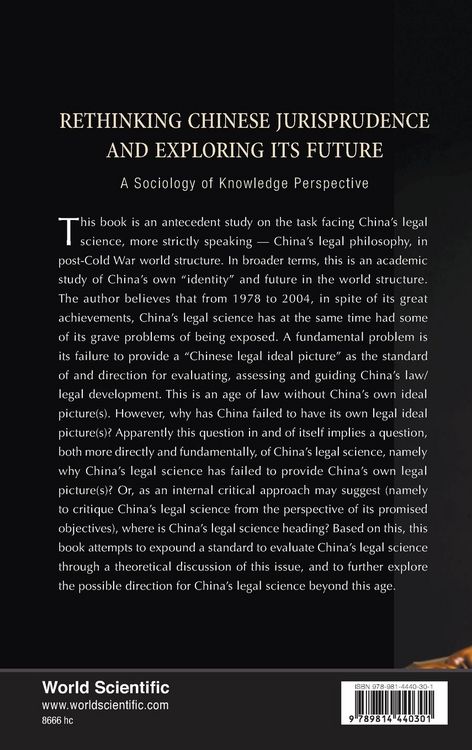 Produktbild: Rethinkink Chinese Jurisprudence & Exploring Its Future
