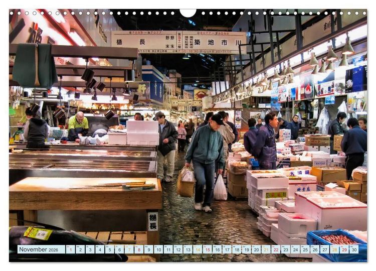 Produktbild: Tokio - Hightech und Menschenmassen (Wandkalender 2026 DIN A3 quer), CALVENDO Monatskalender