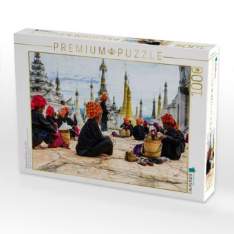 Produktbild: CALVENDO Puzzle Gruppe von Pa'O-Frauen - Shan State | 1000 Teile Lege-Gr&ouml;&szlig;e 64x48cm Foto-Puzzle f&uuml;r gl&uuml;ckliche Stunden