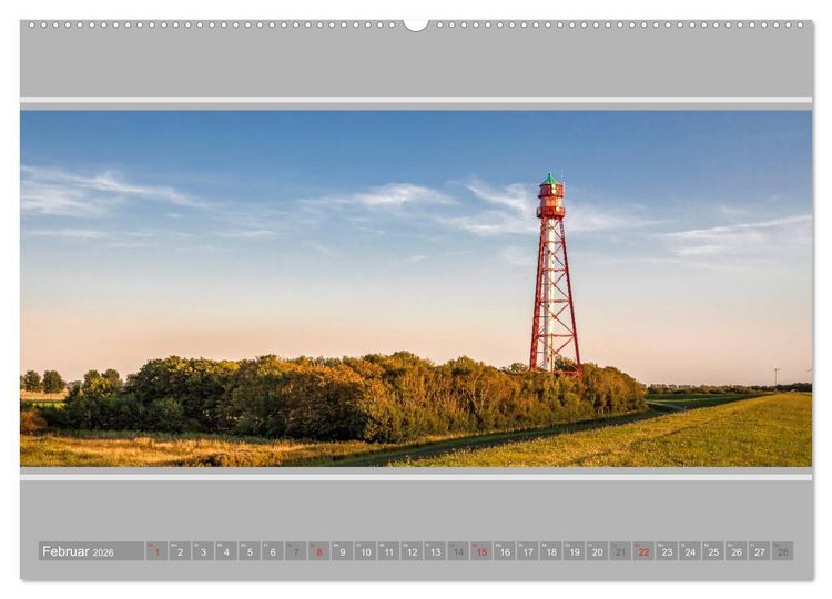 Produktbild: Ostfriesland - Deichspaziergang (hochwertiger Premium Wandkalender 2026 DIN A2 quer), Kunstdruck in Hochglanz