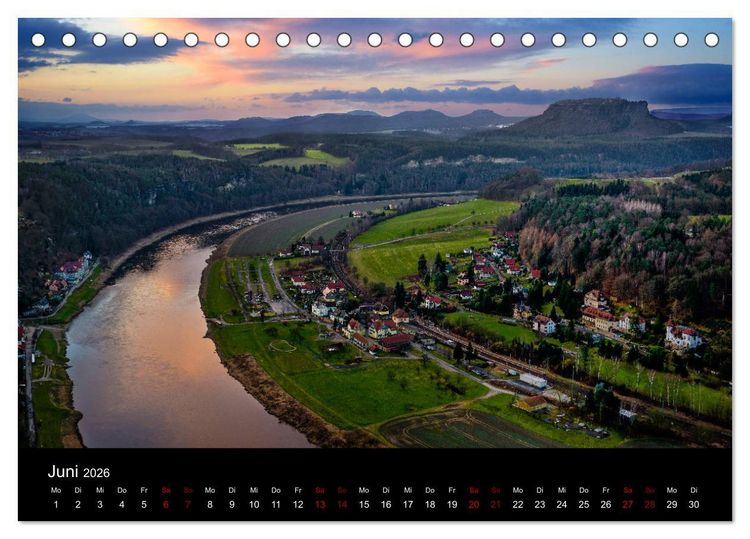 Produktbild: Dresden und Umland (Tischkalender 2026 DIN A5 quer), CALVENDO Monatskalender