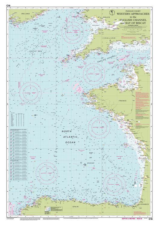 Produktbild: C18 Western Approaches to the English Channel & Bay of Biscay