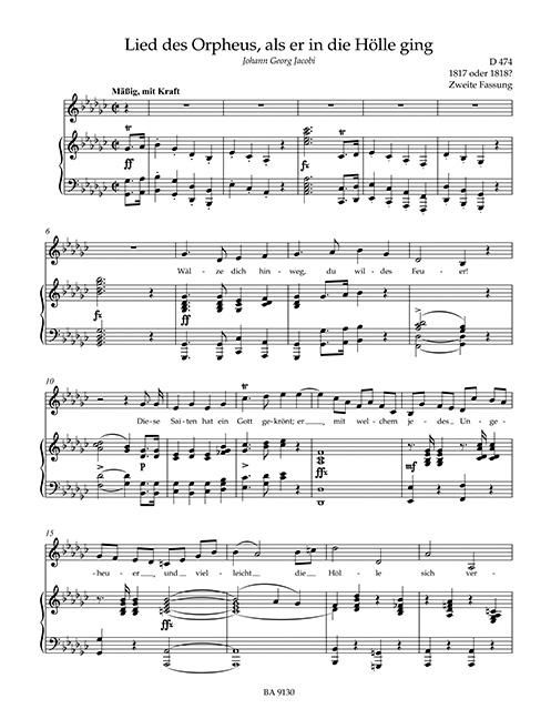 Produktbild: Schubert, F: Lieder, Band 10 f&uuml;r mittlere Stimme