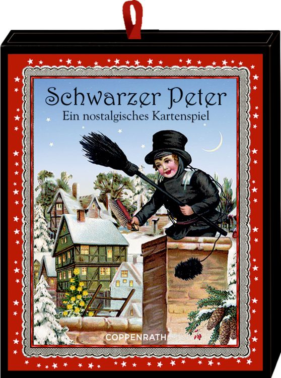 Produktbild: Coppenrath Verlag - Schwarzer Peter - Nostalg.Kartenspiel, Adventsschachtelspiel