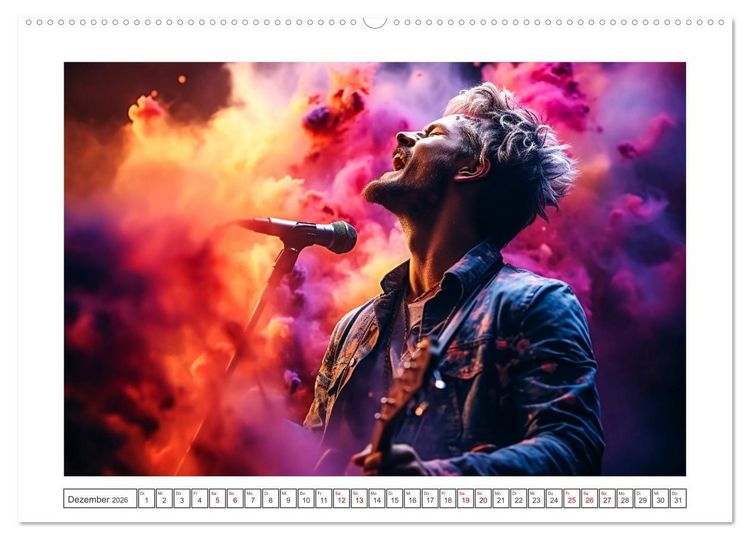 Produktbild: Konzert der Farben (Wandkalender 2026 DIN A2 quer), CALVENDO Monatskalender