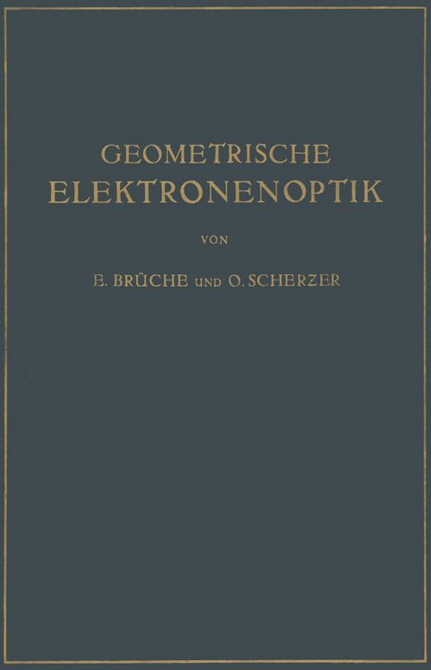 Produktbild: Geometrische Elektronenoptik