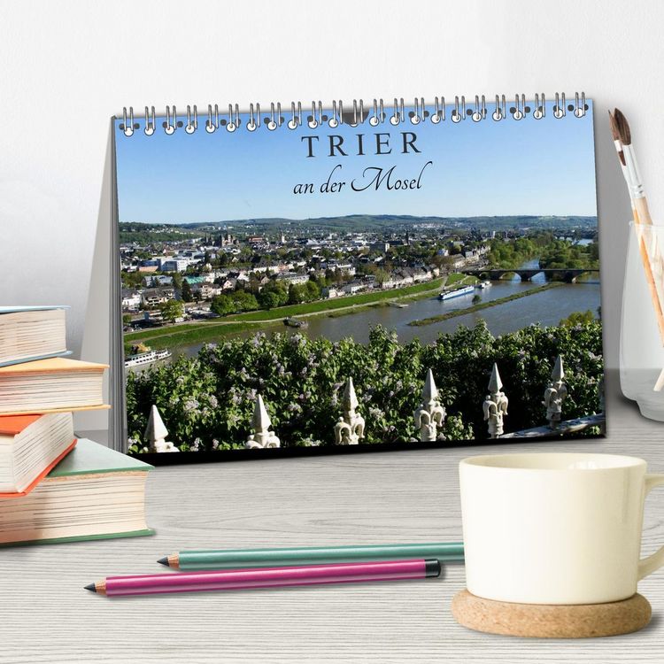 Produktbild: TRIER an der Mosel (Tischkalender 2026 DIN A5 quer), CALVENDO Monatskalender