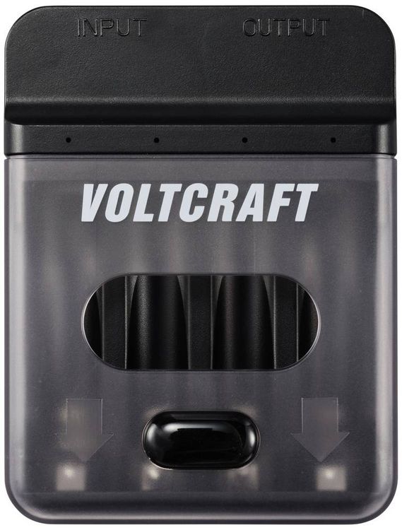 Produktbild: VOLTCRAFT VC-BC4-PB1 2in1 Ladeger&auml;t & Powerbank
