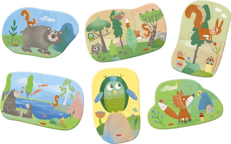 Produktbild: 6 erste Puzzles - Waldtiere