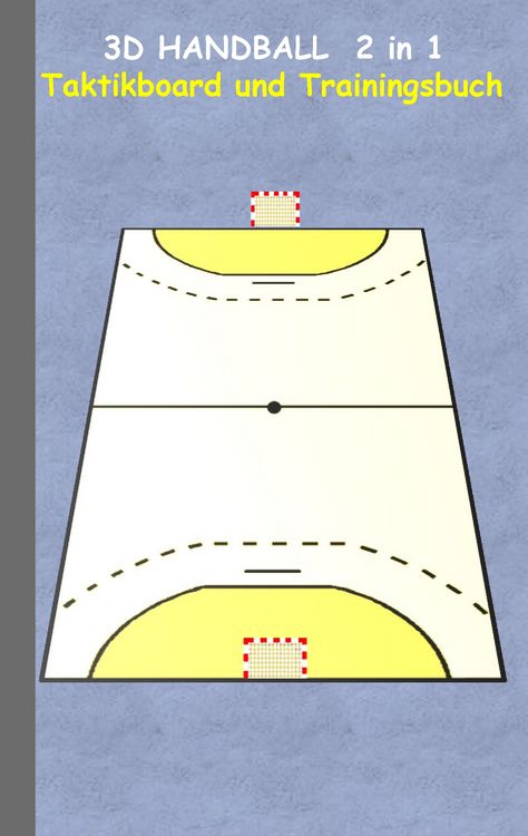 Produktbild: 3D Handball 2 in 1 Taktikboard und Trainingsbuch