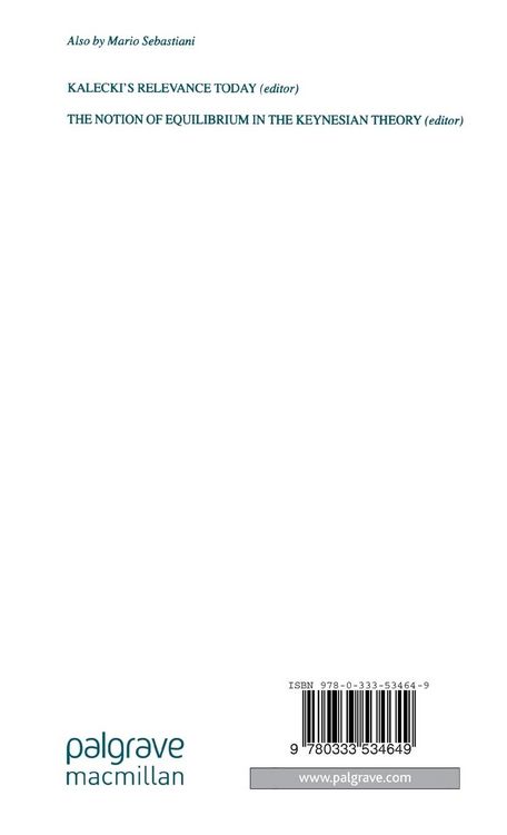 Produktbild: Kalecki and Unemployment Equilibrium