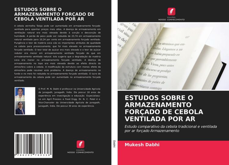 Produktbild: ESTUDOS SOBRE O ARMAZENAMENTO FOR&Ccedil;ADO DE CEBOLA VENTILADA POR AR