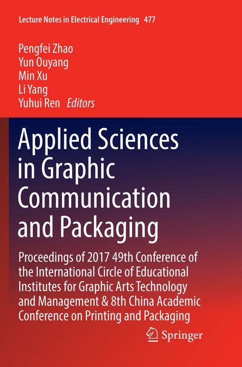 Produktbild: Applied Sciences in Graphic Communication and Packaging