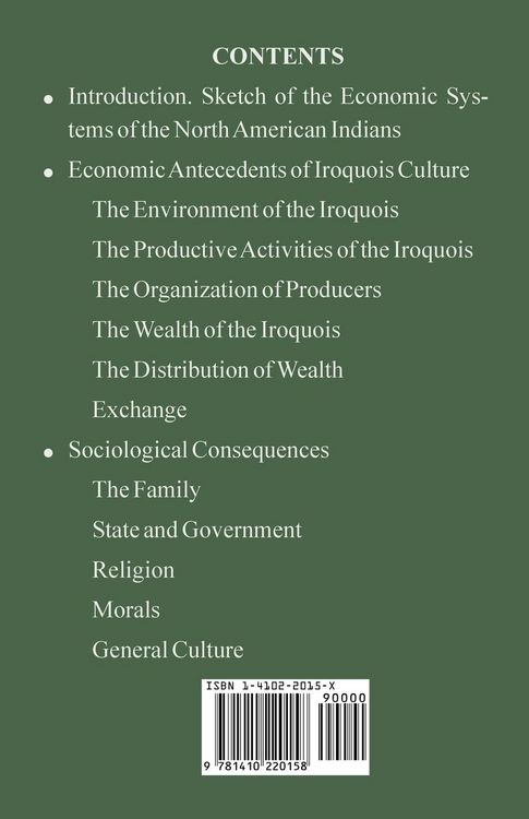 Produktbild: Economics of the Iroquois