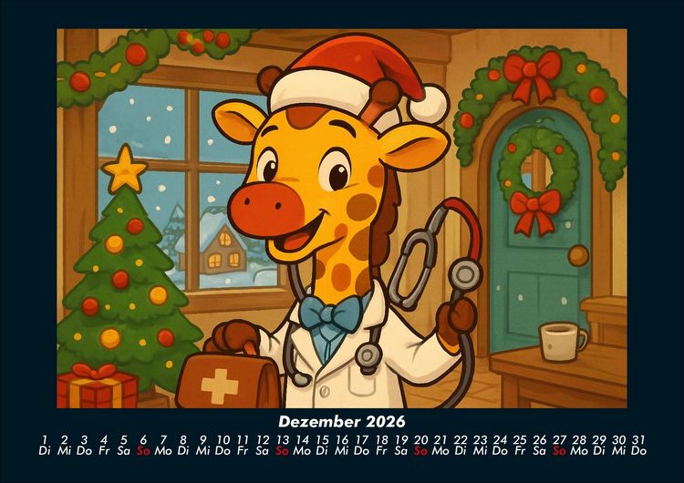 Produktbild: Nala entdeckt ihren Beruf als &Auml;rztin 2026 Fotokalender DIN A4