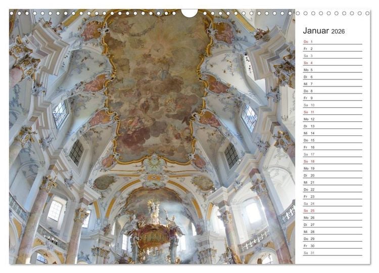 Produktbild: Vierzehnheiligen (Wandkalender 2026 DIN A3 quer), CALVENDO Monatskalender