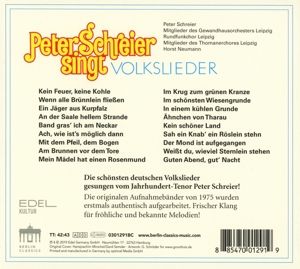 Produktbild: Peter Schreier Singt Volkslieder