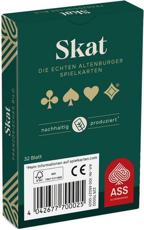 Produktbild: Skat, franz&ouml;sisches Bild, in Faltschachtel