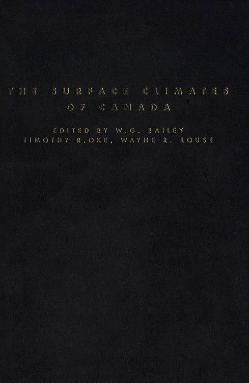 Produktbild: Surface Climates of Canada