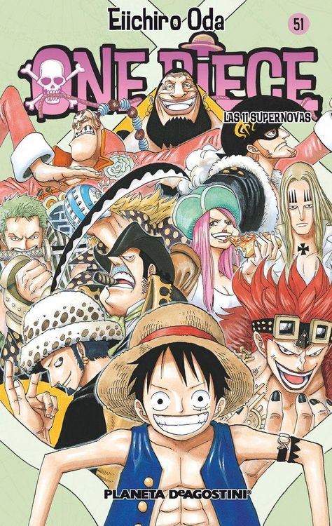 Produktbild: One Piece 51, Las 11 supernovas