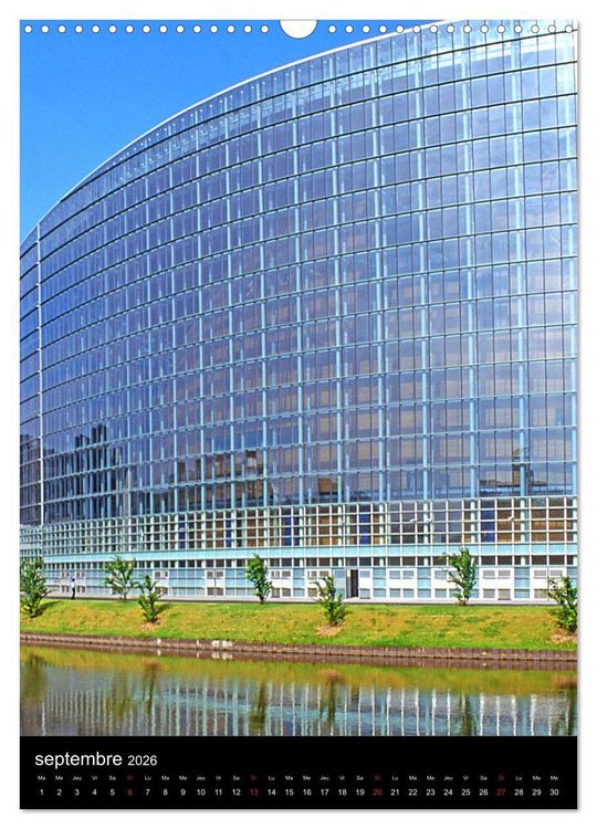 Produktbild: Collection Ville STRASBOURG (Calendrier mural 2026 DIN A3 horizontal), CALVENDO calendrier mensuel
