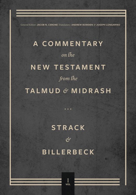 Produktbild: Commentary on the New Testament from the Talmud and Midrash
