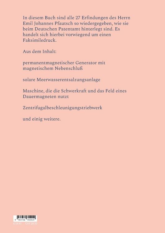 Produktbild: Emil Johannes Pfautsch
