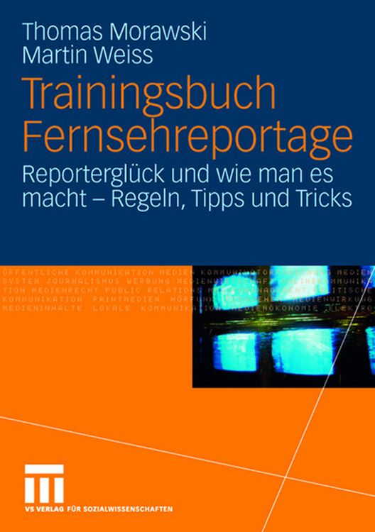 Produktbild: Trainingsbuch Fernsehreportage