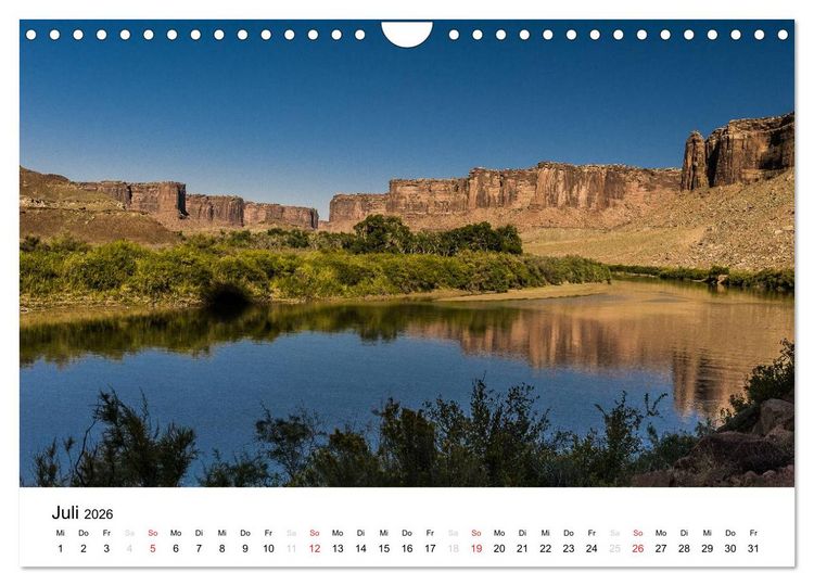Produktbild: Nationalparks in Utah (Wandkalender 2026 DIN A4 quer), CALVENDO Monatskalender
