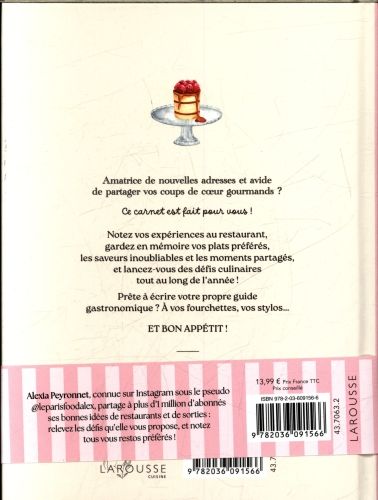 Produktbild: Carnet d'adresses gourmandes : restaurants, bars, p&acirc;tisseries