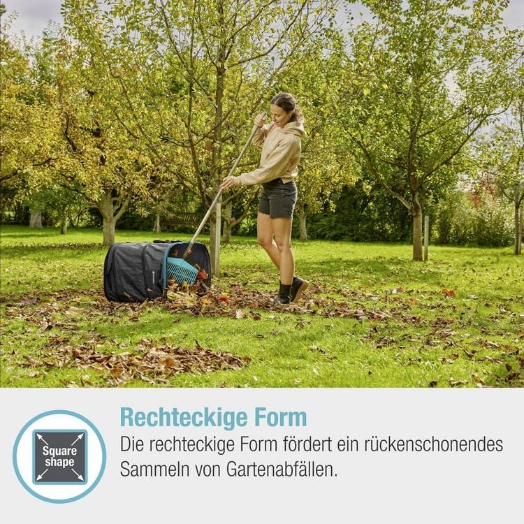 Produktbild: GARDENA 11715-20 Gartenabfallsack 127l Schwarz/T&uuml;rkis
